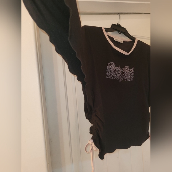 Vintage serious affairs baby girl blouse y2k style XL - Picture 3 of 6